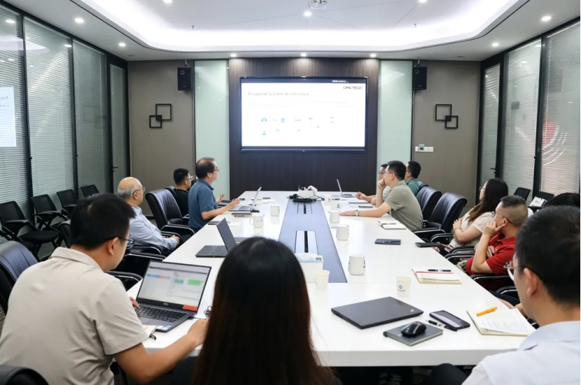新加坡南洋理工大学专家学者莅临中信网安参观交流542 新加坡南洋理工大学专家学者莅临中信网安参观交流542